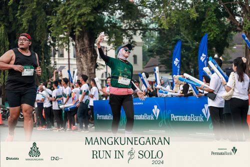 Race photo from Mangkunegaran Run 2024