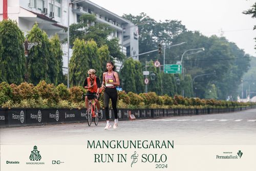 Race photo from Mangkunegaran Run 2024