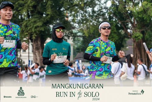 Race photo from Mangkunegaran Run 2024