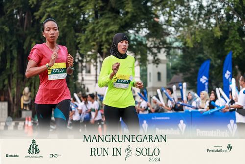 Race photo from Mangkunegaran Run 2024