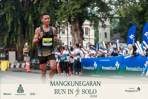 Race photo from Mangkunegaran Run 2024