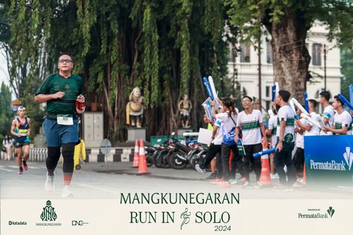 Race photo from Mangkunegaran Run 2024
