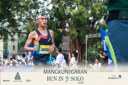 Race photo from Mangkunegaran Run 2024
