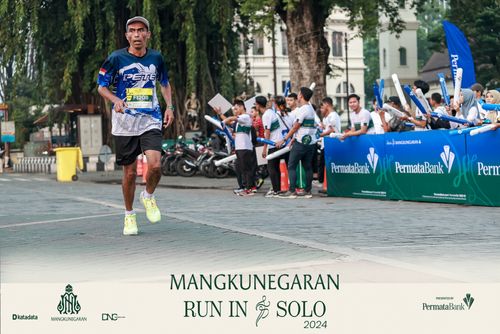 Race photo from Mangkunegaran Run 2024