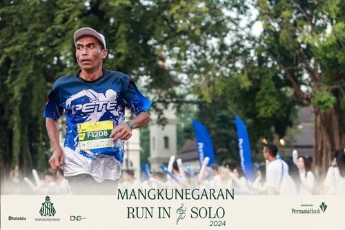 Race photo from Mangkunegaran Run 2024