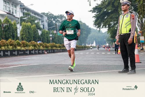 Race photo from Mangkunegaran Run 2024