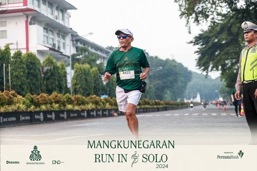 Race photo from Mangkunegaran Run 2024