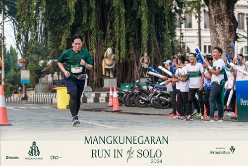 Race photo from Mangkunegaran Run 2024