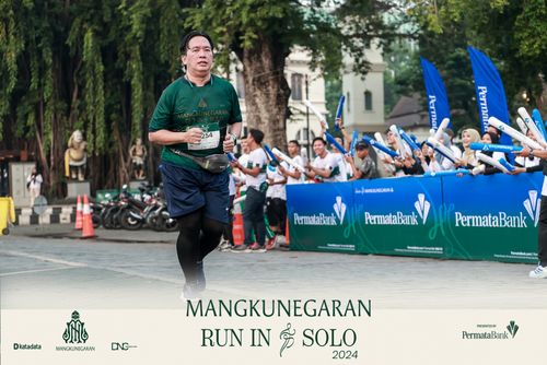 Race photo from Mangkunegaran Run 2024