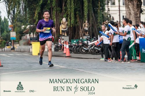 Race photo from Mangkunegaran Run 2024