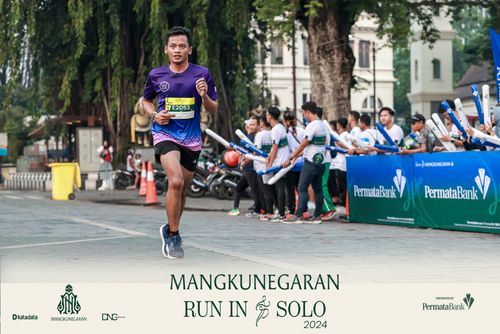 Race photo from Mangkunegaran Run 2024