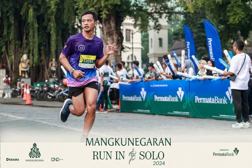 Race photo from Mangkunegaran Run 2024