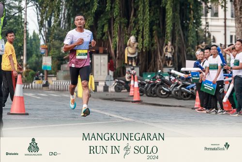 Race photo from Mangkunegaran Run 2024