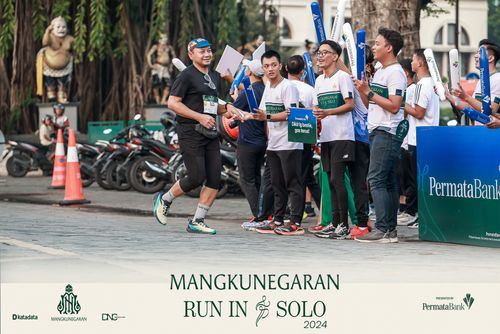 Race photo from Mangkunegaran Run 2024