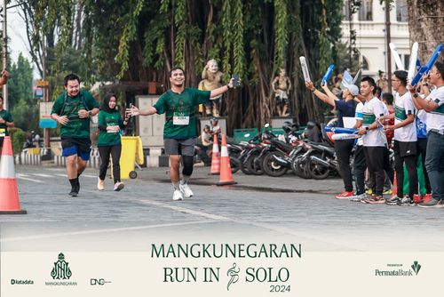 Race photo from Mangkunegaran Run 2024