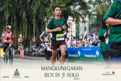 Race photo from Mangkunegaran Run 2024