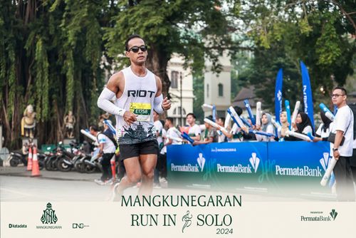 Race photo from Mangkunegaran Run 2024