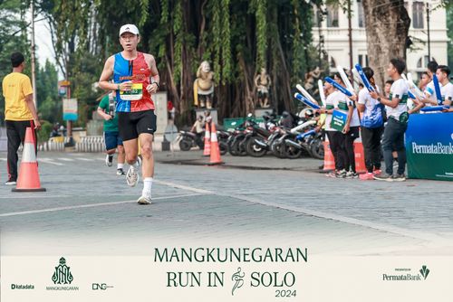 Race photo from Mangkunegaran Run 2024