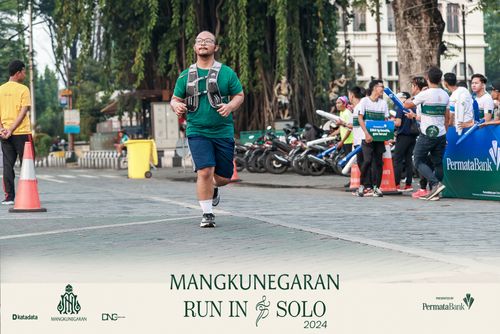 Race photo from Mangkunegaran Run 2024