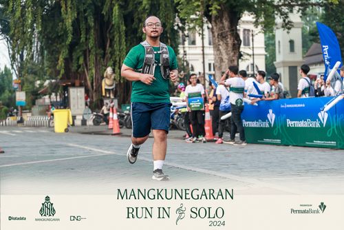 Race photo from Mangkunegaran Run 2024