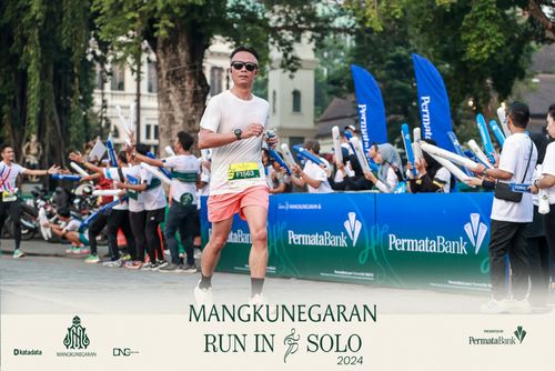 Race photo from Mangkunegaran Run 2024
