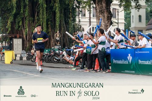 Race photo from Mangkunegaran Run 2024