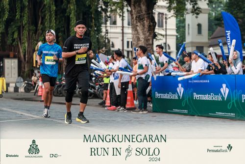 Race photo from Mangkunegaran Run 2024