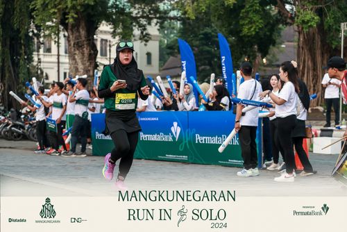 Race photo from Mangkunegaran Run 2024