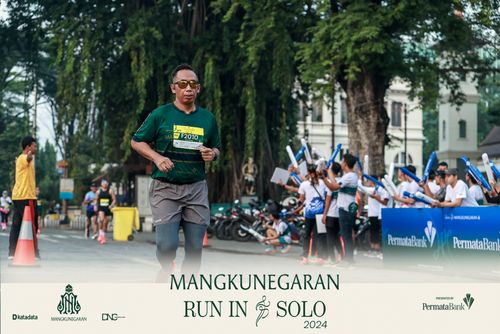 Race photo from Mangkunegaran Run 2024