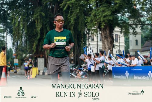 Race photo from Mangkunegaran Run 2024