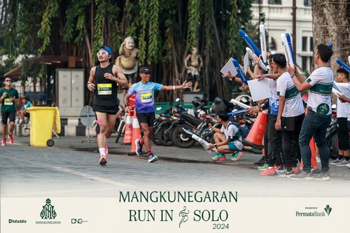 Race photo from Mangkunegaran Run 2024