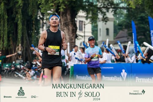 Race photo from Mangkunegaran Run 2024