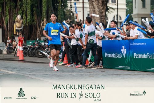 Race photo from Mangkunegaran Run 2024