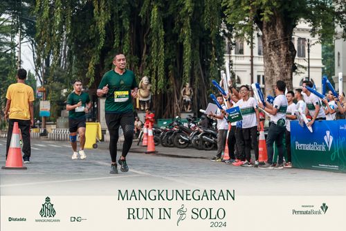 Race photo from Mangkunegaran Run 2024