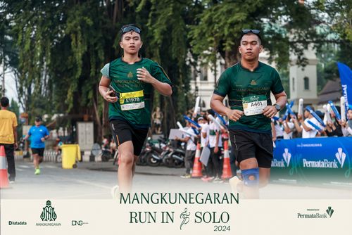 Race photo from Mangkunegaran Run 2024