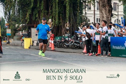 Race photo from Mangkunegaran Run 2024