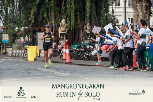 Race photo from Mangkunegaran Run 2024