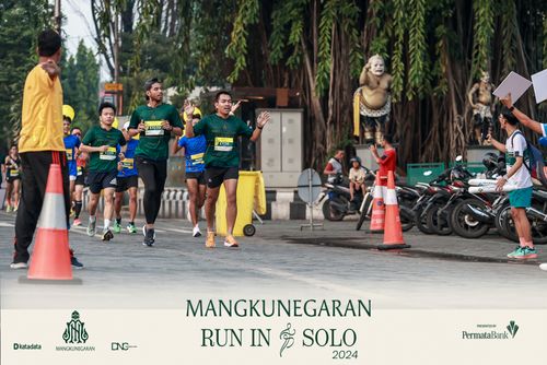 Race photo from Mangkunegaran Run 2024