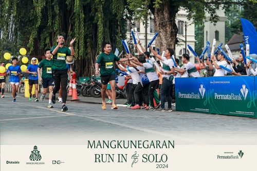Race photo from Mangkunegaran Run 2024