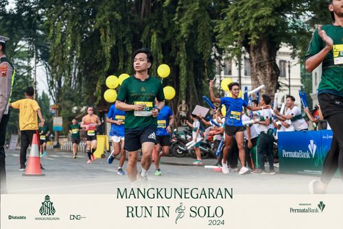 Race photo from Mangkunegaran Run 2024