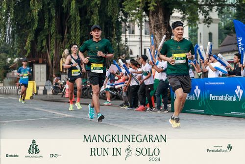 Race photo from Mangkunegaran Run 2024