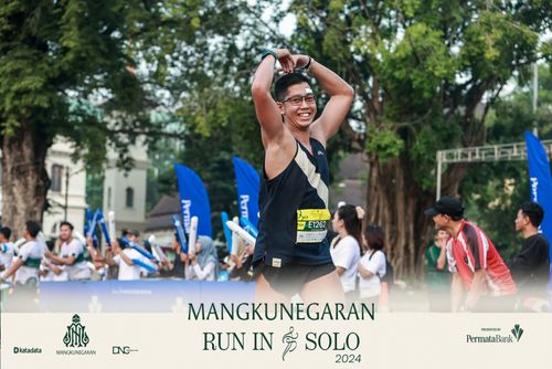 Race photo from Mangkunegaran Run 2024