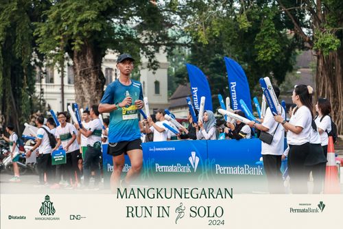 Race photo from Mangkunegaran Run 2024