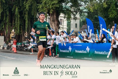 Race photo from Mangkunegaran Run 2024
