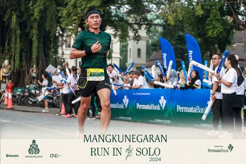 Race photo from Mangkunegaran Run 2024