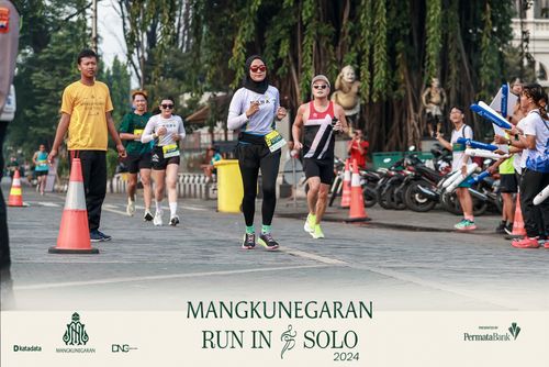 Race photo from Mangkunegaran Run 2024