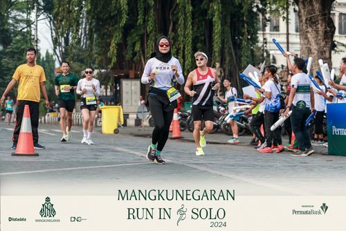 Race photo from Mangkunegaran Run 2024
