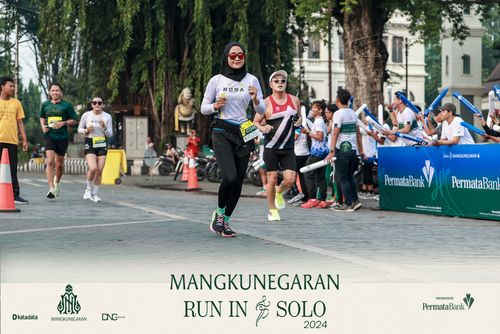 Race photo from Mangkunegaran Run 2024