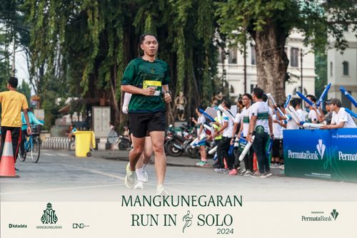 Race photo from Mangkunegaran Run 2024