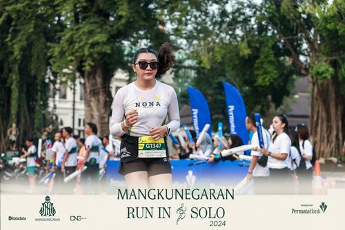 Race photo from Mangkunegaran Run 2024